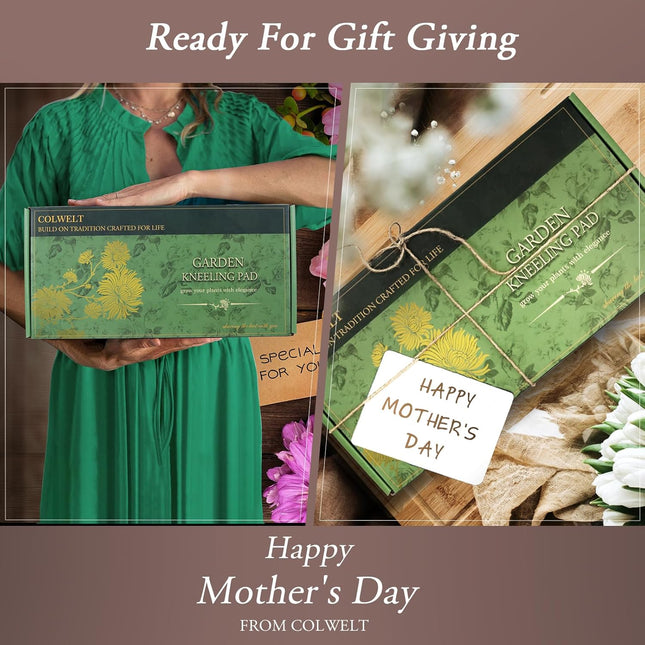 Garden Kneeling Pad &Gardening Apron Set, Gardening Gifts for Women