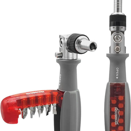 Ratcheting Screwdriver,Ratcheting Screwdriver Set, 10-In-1 Multi Bit Screwdriver
