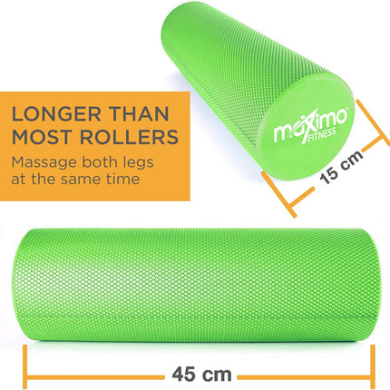 Foam Roller - High Density Exercise Roller for Trigger Point Self Massage, Muscle and Back Roller for Fitness, Physical Therapy, Yoga and Pilates, Gym Equipment