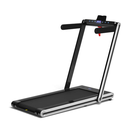 2-In-1 Folding Walking Pad Treadmill with Dual LED Display