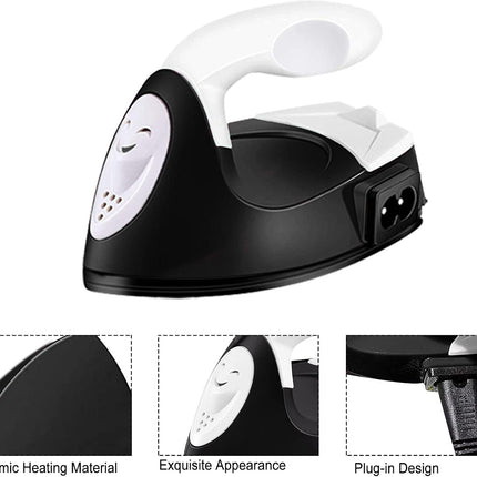 Mini Craft Iron Mini Iron Press,Mini Heat Press Machine for T Shirts Shoes and Hats Small Heat Transfer Vinyl Projects,Portable Travel Irons Mini Heat Press Crafting Craft Clothes