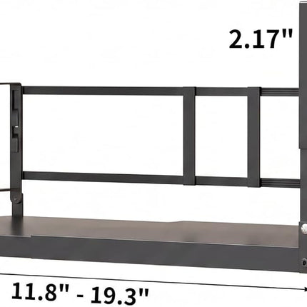 Pruebox under Shelf Storage Basket Organizer Adjustable Heavy Duty Hanging