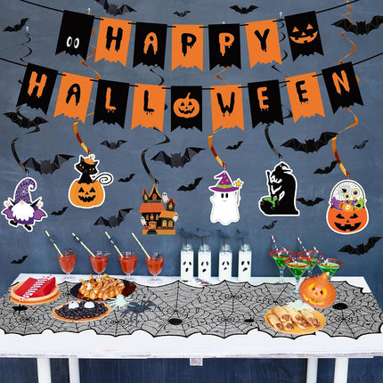 Halloween Decorations Indoor Halloween Festive Decor Happy Halloween Banner