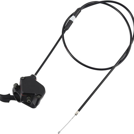 Thumb Throttle Cable, 7/8'' 22Mm Accelerator Control Handle Assembly, Aluminum Motorcycle Accessories Replacement for 50Cc 70Cc 90Cc 110Cc 125Cc 250Cc ATV Quad Go Kart Pit Bike