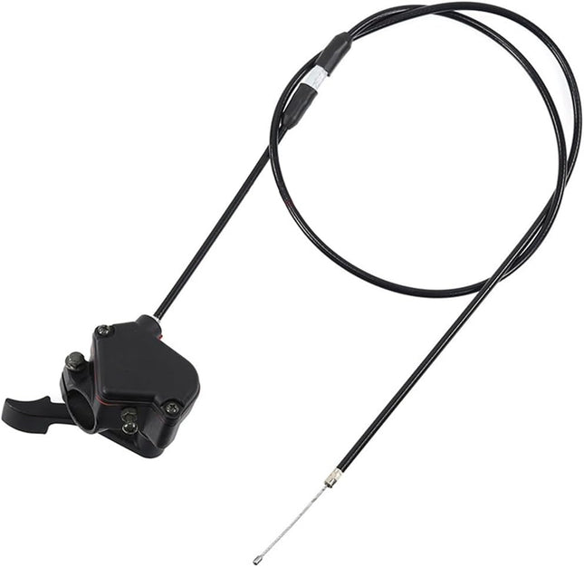 Thumb Throttle Cable, 7/8'' 22Mm Accelerator Control Handle Assembly, Aluminum Motorcycle Accessories Replacement for 50Cc 70Cc 90Cc 110Cc 125Cc 250Cc ATV Quad Go Kart Pit Bike