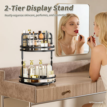 360 Rotating Makeup Organizer,Perfume Organizer, Bathroom Counter Organizer