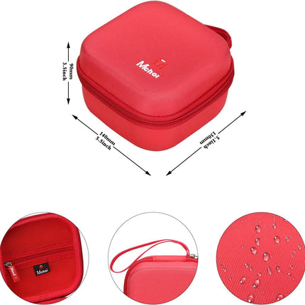 Hard Case Suitable for HTVRONT Heat Press Mini Heat Press Machine, Case Only (Red)