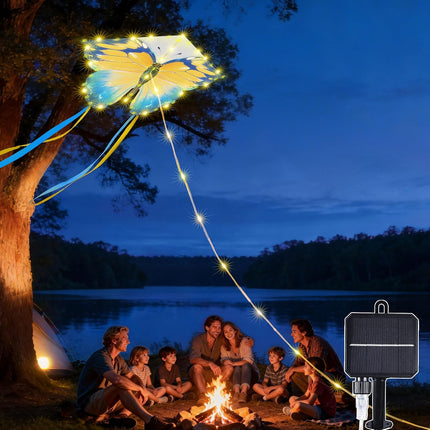 Solar Butterfly Lights Outdoor, Kite Butterfly Garden Lights Decor