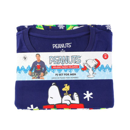 Snoopy Unisex Kids Matching Family Pajamas Top and Pants Set, 2-Piece, Sizes 6-12