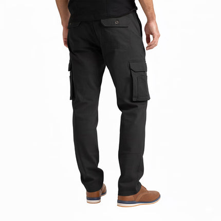 Alamo Casual Cargo Pants for Men - Stretchable, Regular Fit Cargo Work Pants for Men - 6 Pocket Outdoor Mens Work Pants