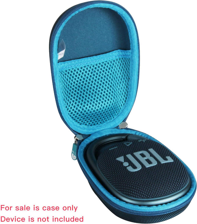 Hard Travel Case for JBL Clip 4 / JBL Clip 5 Portable Mini Bluetooth Speaker (Blue)