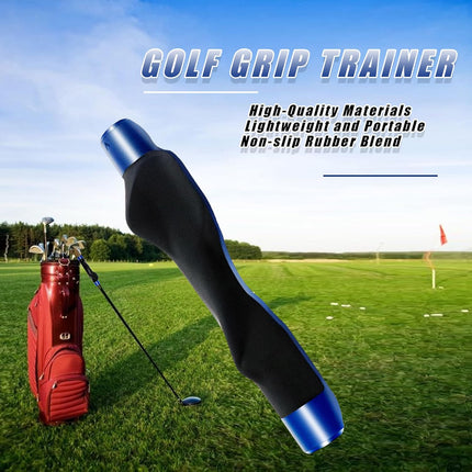 Golf Grip Trainer Right Handed Golf Club Grip Training Aid for Beginners & Pros, Grip Strength Trainer, Golf Swing Trainer Practice Grip Corrector