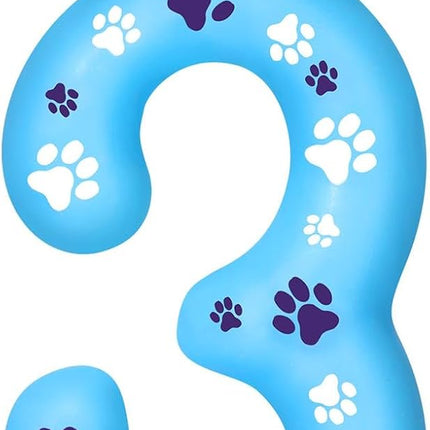 Blue Dog Paw Birthday Number Candles