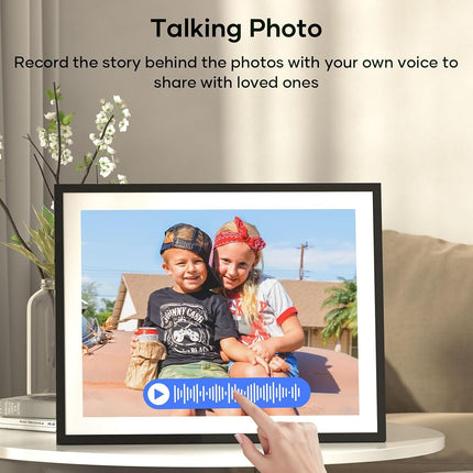 Frame: 17" Digital Picture Frame with Large Display No Subscription