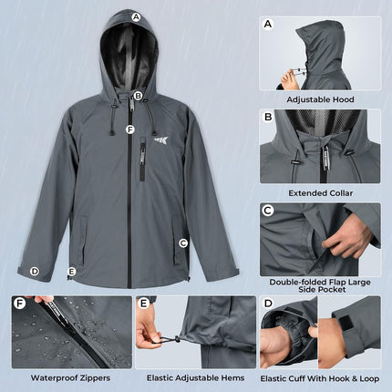Hydrosense Essential Waterproof Beathable Lightweight Rain Suit