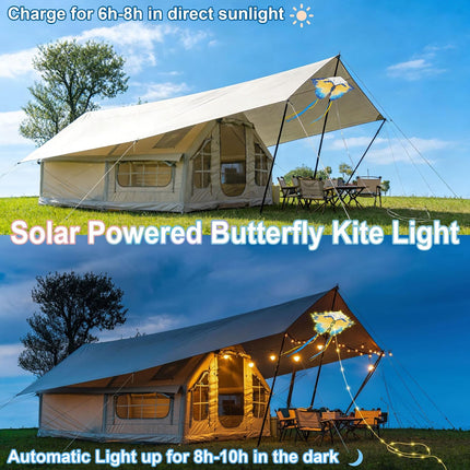 Solar Butterfly Lights Outdoor, Kite Butterfly Garden Lights Decor