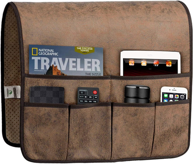 Sofa Armrest Organizer, Remote Control Holder for Recliner Couch
