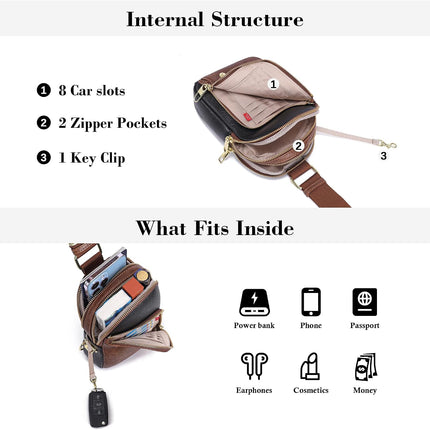 Small Travel Purse,Anti Theft Crossbody Bag for Women