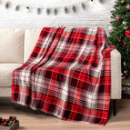 Throw - 50X60 / Holiday - Plaid Red