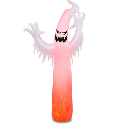 12 Feet Halloween Inflatable Decoration with Built-In LED Lights