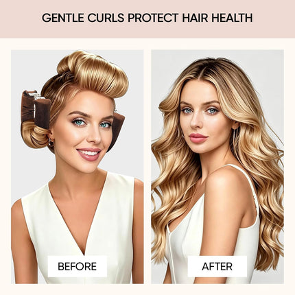 Heatless Curls Overnight Hair Care Set - Jumbo Velvet Hair Curlers