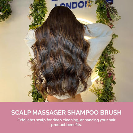 Silicone Scalp Massager Brush - Scalp Scrubber, Scalp Brush & Shampoo Brush