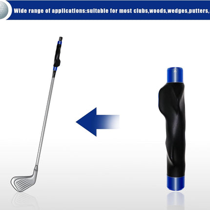 Golf Grip Trainer Right Handed Golf Club Grip Training Aid for Beginners & Pros, Grip Strength Trainer, Golf Swing Trainer Practice Grip Corrector
