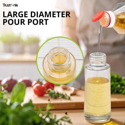 -Glass Oil Sprayer for Cooking, Baking & Grilling | Mister Oil Sprayer with Fine Mist | Refillable Cooking Oil Spray Bottle for Air Fryer & Salad | Leakproof | Lightweight | 6.7 Ounce