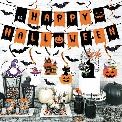 Halloween Decorations Indoor Halloween Festive Decor Happy Halloween Banner