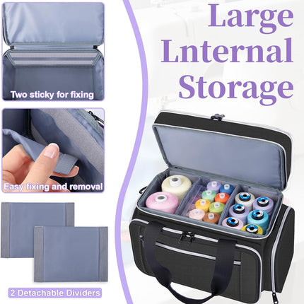 Sewing Supplies Organizer, Double Layer Sewing Storage Organizer