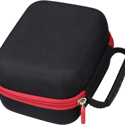 Case Compatible with Cricut Easypress Mini Heat Press, Storage Portable Bag for Machine and Accessories -Black with Red Zipper (Case Only)