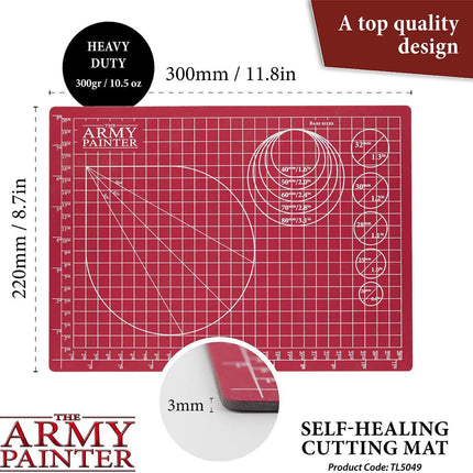 , Self-Healing Cutting Mat, Double Sided PVC Non-Slip, A4
