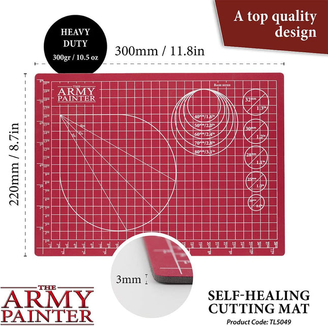 , Self-Healing Cutting Mat, Double Sided PVC Non-Slip, A4