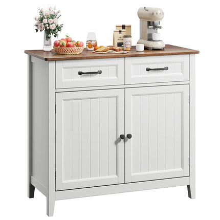32'' Kitchen Storage Island with Drawer and Adjustable Shelf