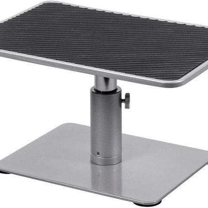 Universal Monitor Riser Stand - Raises Monitors 4.6 to 6.5 Inches, Silver Finish - Workstream Collection