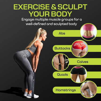 Short Fabric Resistance Bands for Working Out, 5 Strength Levels
