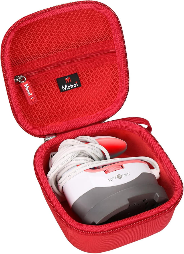 Hard Case Suitable for HTVRONT Heat Press Mini Heat Press Machine, Case Only (Red)