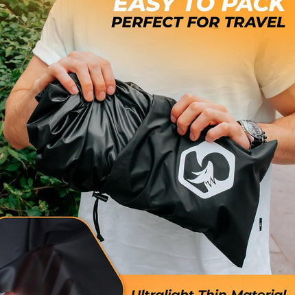 Waterproof Rain Suit – Durable Breathable Lightweight Rainwear for Men & Women Perfect for Motorcycle Golf Fishing