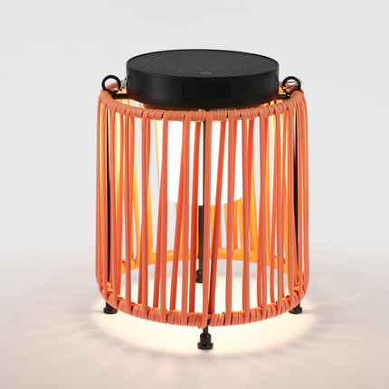 Outdoor Solar Lantern for Patio Waterproof, Rechargeable Table Lamp