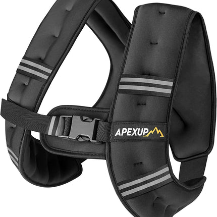 10Lbs/Pair Adjustable Ankle Weights + 20Lbs Weighted Vest for Men Women