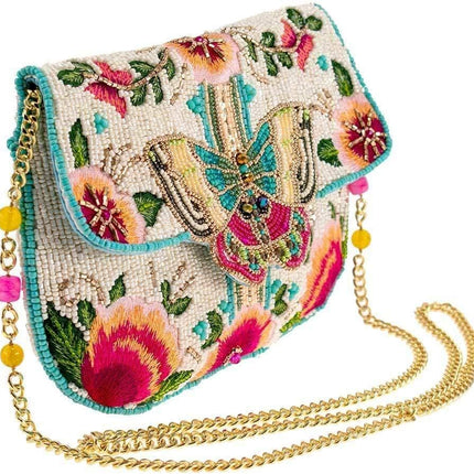 Dream Chaser Beaded Butterfly Crossbody Phone Bag