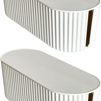 Cable Management Box, White, Large, 2 Pack