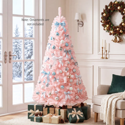 6/7 Feet Artificial Christmas Tree Hinged Full Fir Tree