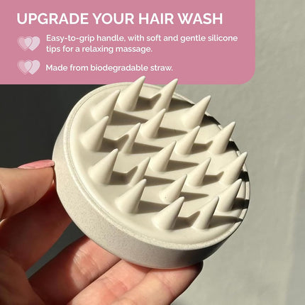Silicone Scalp Massager Brush - Scalp Scrubber, Scalp Brush & Shampoo Brush