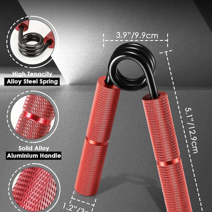 Grip Strength Trainer, 6 Pack Grip Strength Trainer Set (50-350LB), No Slip Hand Grip Strengthener, Wrist Forearm Strengthener with Grip Tape for Strength Training, Exercise, Injury Recovery