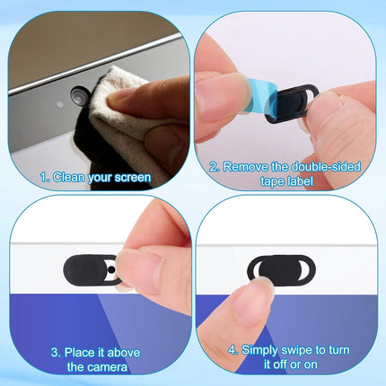 50Pcs Laptop Phone Camera Covers Privacy Webcam Cover Slide