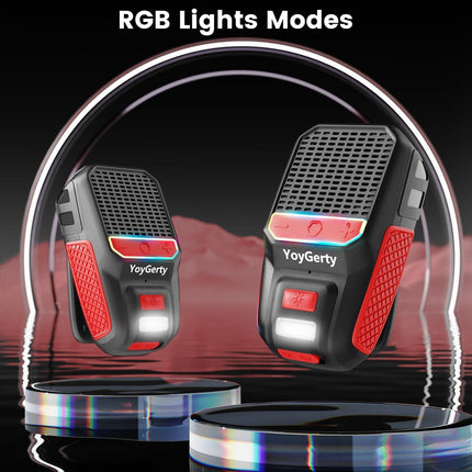 Wearable Bluetooth Speaker, IPX6 Waterproof Clip on Wireless Small Speaker