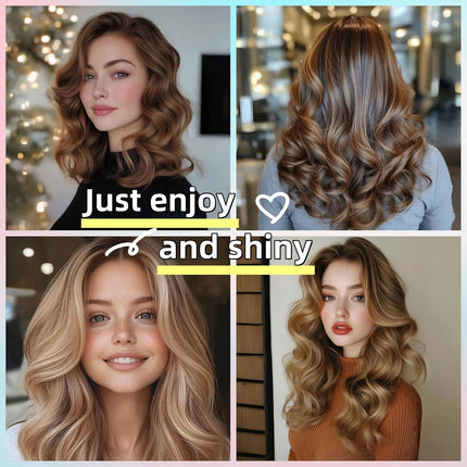 Sparkling Satin Heatless Hair Curler, Heatless Curling Rod Headband, No Heat Curling Rod Hair Roller for Women and Girls to Sleep In, Pink