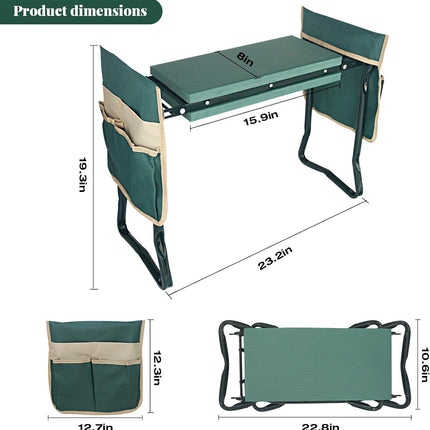 Garden Kneeler and Seat Gifts Foldable Gardening Stool