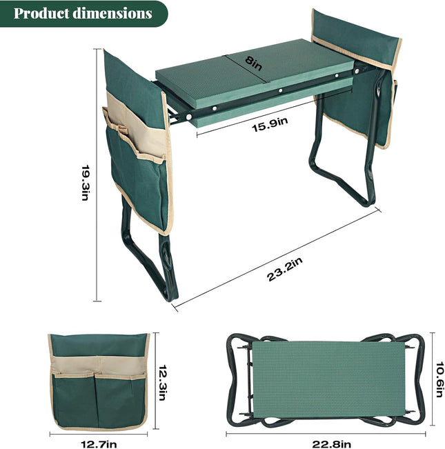 Garden Kneeler and Seat Gifts Foldable Gardening Stool